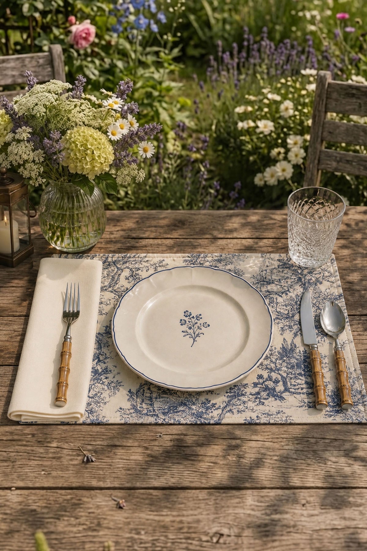 Toile De Jouy Placemats - Blu de France (Set of 4)