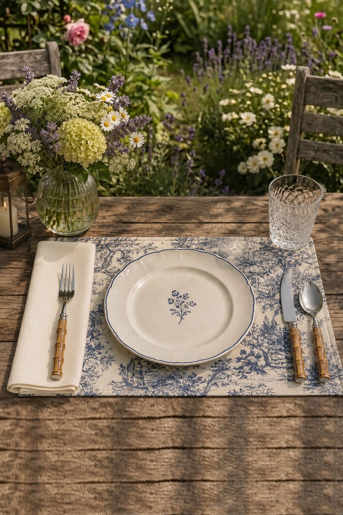 Toile De Jouy Placemats - Blu de France (Set of 4)